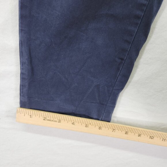Paco Rabanne Comfort Cotton Pants Size 32X32 Mens Comfort Chinos Blue - Picture 13 of 14